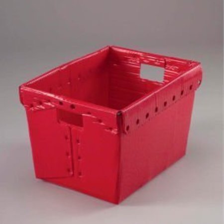 Global Equipment Global Industrial„¢ Corrugated Plastic Totes - Postal Nesting- No Lid 18-1/2x13-1/4x12 Red 1577R